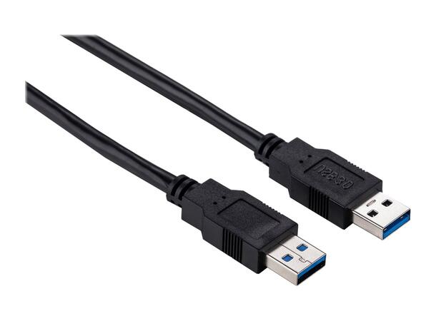 Elivi USB 3.0 A till A kabel 3 meter M/M | 3.0 | Svart 