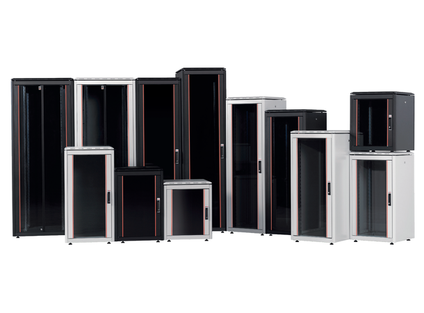 Lande DYNAmic series xxU W600xD600xHxxx | Black | 600kg | 19" 
