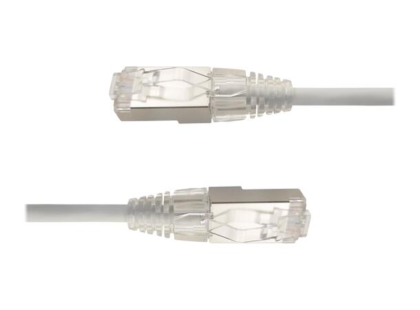 LinkIT SlimPatch U/UTP Cat6a grå 15m AWG 28/7 | LSZH | 3,6mm 