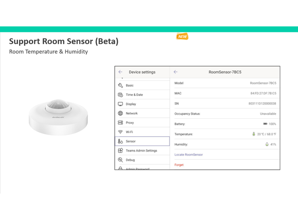 Yealink RoomSensor Yealink RoomSensor 