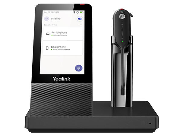 Yealink WH67 Teams Headset Mono UC Workstation DECT Wireless 