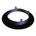 Edbak Decorative finishing ring for ceiling mounts, black