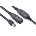 Elivi USB 3.0 A Extender cable 20m Active| M/F| 3.0| Black