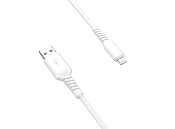 Elivi USB A till Lightning kabel 3 m Vit