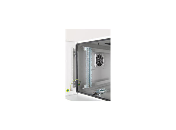 Lande Veggskap IP55 Sd Grå xxU D450 SAFEbox 19"|Innendørs|m/Ståldør|Hxxx 