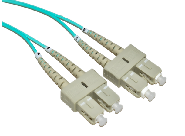 LinkIT Fiberpatch OM3 SC/SC Aqua xxx.xm MM | Duplex | 50/125 | LSZH | Aqua 