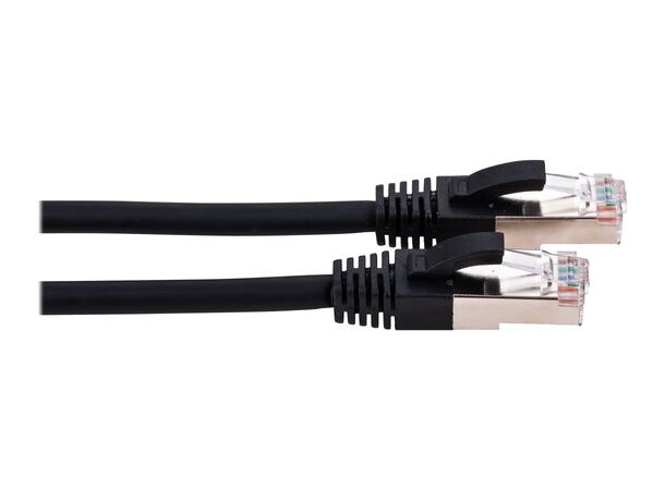 LinkIT Patch S/FTP Cat6 Black 0.5m AWG 27/7 | LSZH 