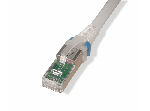 Siemon Patchkabel Cat.6 UTP Vit Clear Boot, LSOH 
