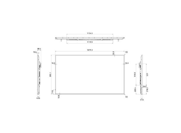 Hisense 75" 24/7 UHD 4K 500 nits Haze 25% | Wireless share | Android 11 