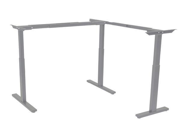 KENSON 3 Sit & Stand Table Silver 