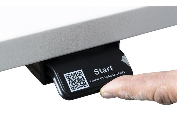 KENSON Compact 2 Sit & Stand Table Black | 100kg 