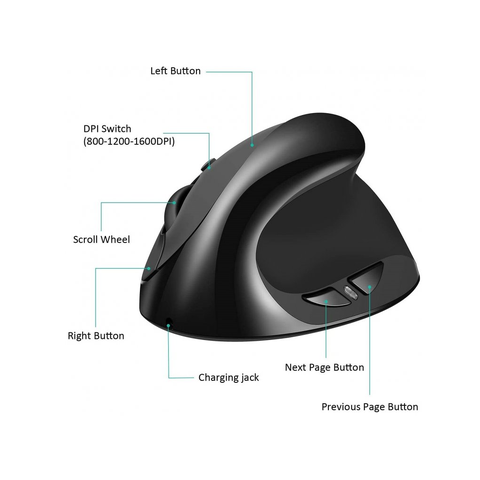 KENSON Vertical mouse Comfi 2 Cable | Ergonomic
