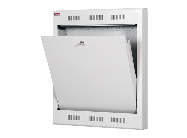Lande Wall rack W600xD137 Black 2U SLIMbox 19" SURFACE | 2U | H750 