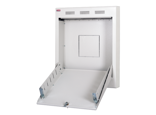Lande Wall rack W600xD137 Black 2U SLIMbox 19" SURFACE | 2U | H750 