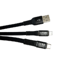 Leba NoteCable, USB-C to Lightning 8pin 5 x Wowen flatline cable | 0,5 m