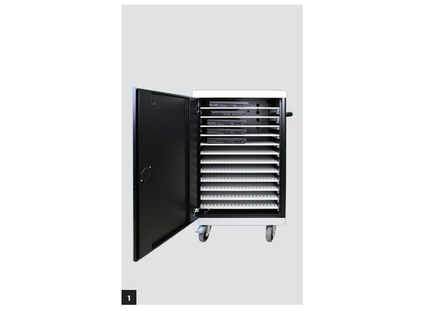 Leba NoteCart UniFit 12 Cabinet | 12 Laptops | H1065xW805xD625 