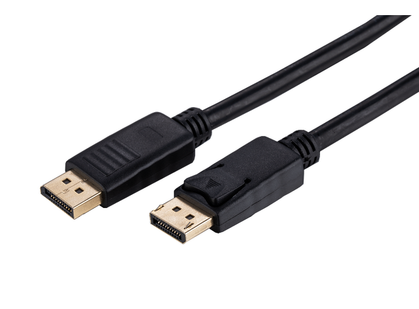LinkIT DisplayP Kabel för Vägguttag 2m DisplayPort Panel Mount F to Male, 2m