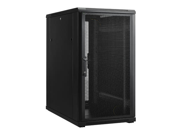 LinkIT Server Rack 22U Black W600xD1000xH1094, Perforated - Perf 