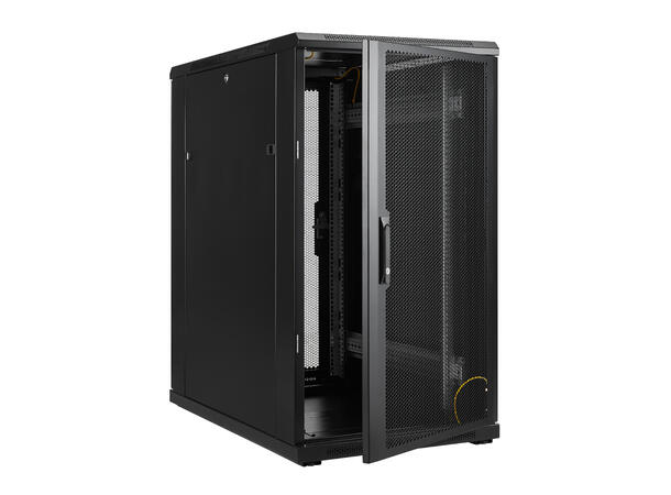 LinkIT Server Rack 22U Black W600xD1000xH1094, Perforated - Perf 