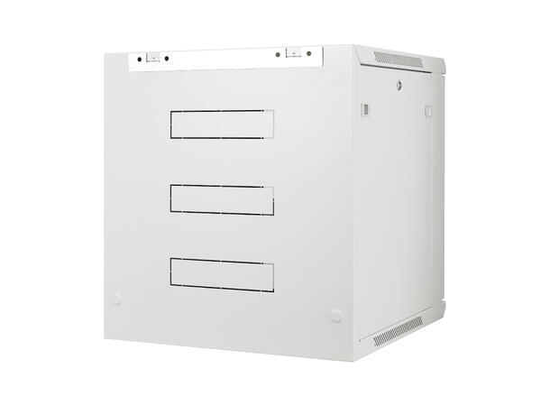 LinkIT Wall Cabinet 19' 12U Grey W600xD600xH635 |  Glass 