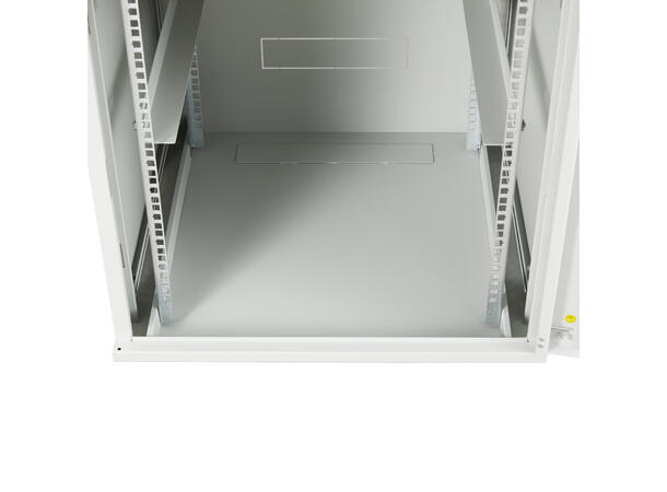 LinkIT Wall Cabinet 19' 12U Grey W600xD600xH635 |  Glass 