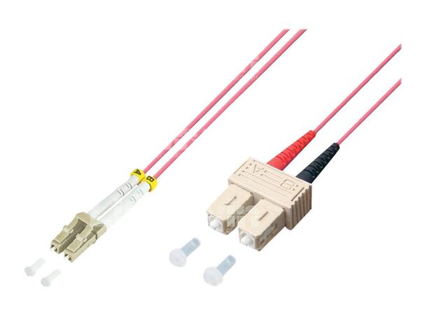 LinkIT fiber patch OM4 LC/SC 1.5m Duplex | MM | LSZH 