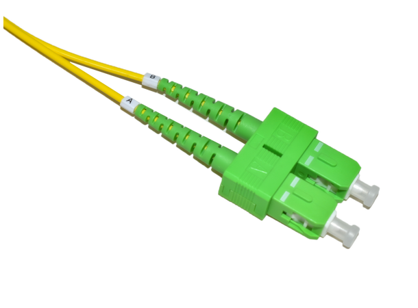 LinkIT fiber patch OS2 LC-APC/SC-UPC 3m Duplex | SM | LSZH 