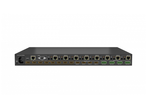 Wyrestorm MX-0808-KIT-V2 UHD HDBaseT™ 8x8 HDBaseT™ Matrix | PoH | Includes 8 R 