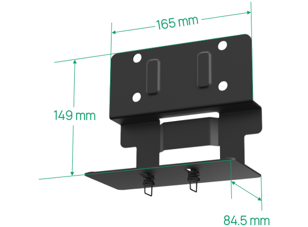 Yealink MD-AVBracket-S Mounting A40/S40 on MD65/MD75 