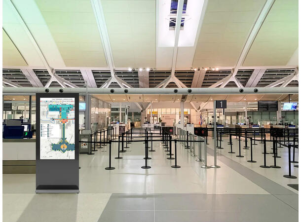 Edbak IDS10 Indoor Kiosk 65" With protective glass 
