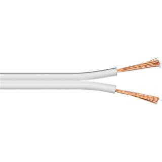 Goobay Speaker Cable white CCA 100 m spool, cable diameter 2 x 2.5 mm²