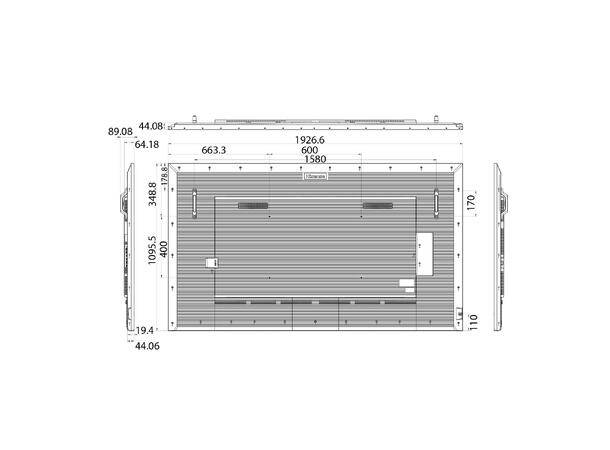 Hisense 86" 24/7 UHD 4K 500 nits D-LED Haze 25% | Wireless share | Android 11 