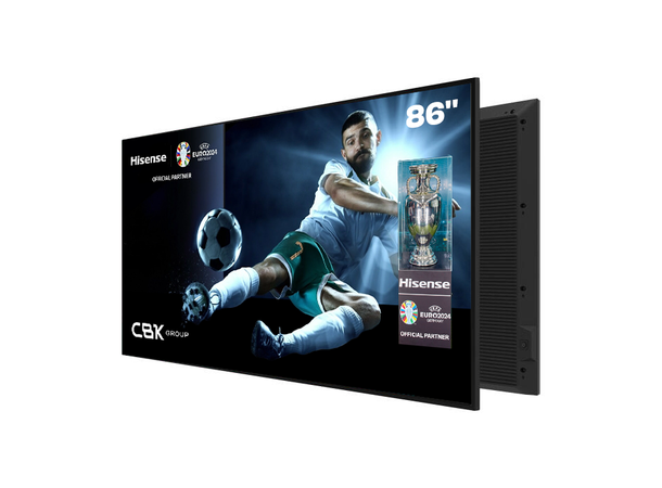 Hisense 86" 24/7 UHD 4K 500 nits D-LED Haze 25% | Wireless share | Android 11 