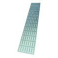 Lande Vertical cable tray 42U W300 Multislotted version