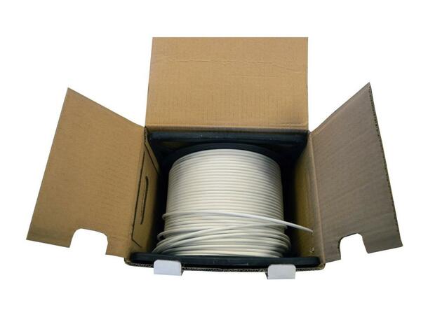 LinkIT Cat.6a S/FTP LSZH vit 305m Installations kabel | AWG 23/1 | 500Mhz 