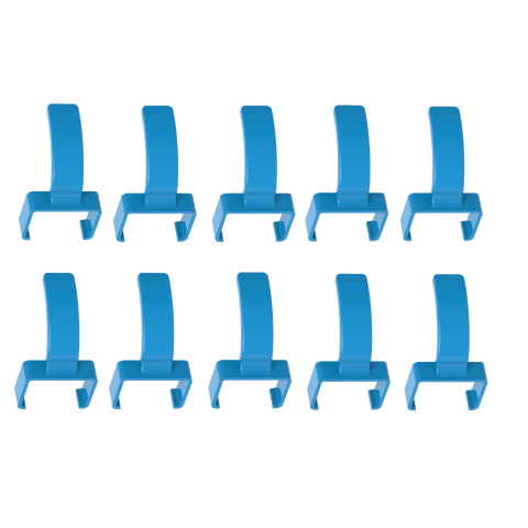 LinkIT ColorFlex Cat6a clips bl&#229; ColorFlex clips 10pcs/5 pair