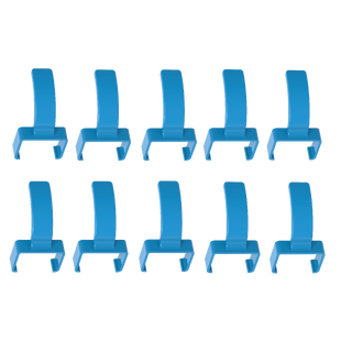 LinkIT ColorFlex Cat6a clips blue ColorFlex clips 10pcs/5 pair