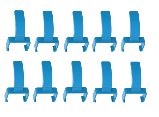 LinkIT ColorFlex Cat6a clips blue ColorFlex clips 10pcs/5 pair 
