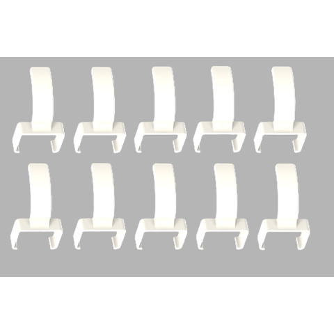 LinkIT ColorFlex Cat6a clips hvit ColorFlex clips 10pcs/5 pair