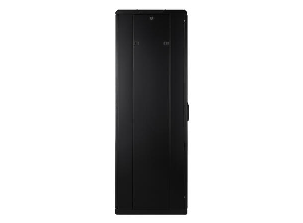 LinkIT Network Rack Cabinet 37U Black W600xD600xH1761, Glass - Perforated 