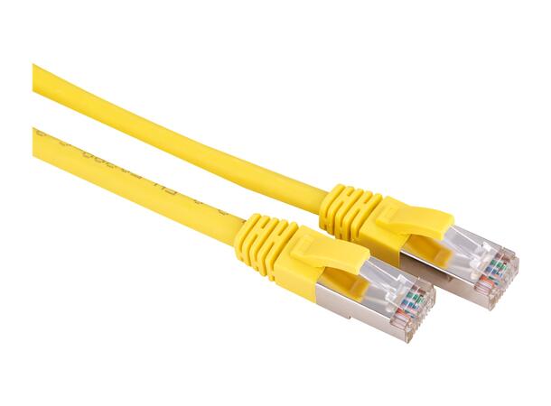 LinkIT Patch S/FTP Cat6a Yellow 1.5m AWG 26/7 | LSZH | Snagless 