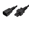 LinkIT Power Cable C14/C5 black 1m C14 to C5 | 3 x 1.0 mm&#178; | LSZH