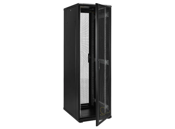 LinkIT Server Rack 42U Black W600xD800xH1983, Perforated - Perforated 