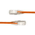 LinkIT SlimPatch U/FTP Cat6a orange 0.5m AWG 28/7 | LSZH | 4.8mm
