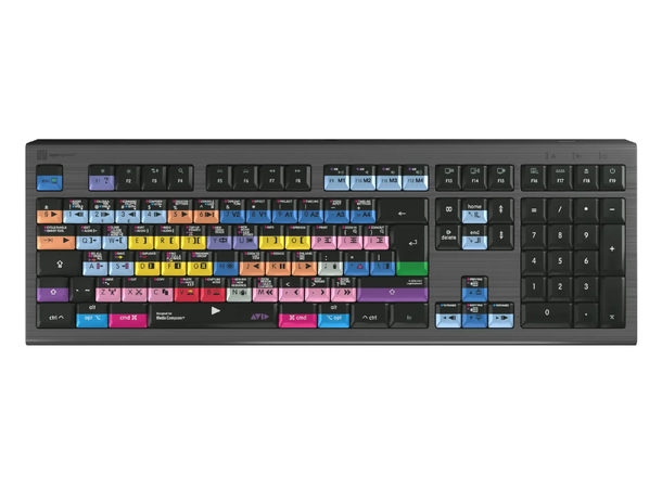 Logickeyboard Avid Media Composer PRO UK Engelska | ASTRA2 | Mac | Backlit 