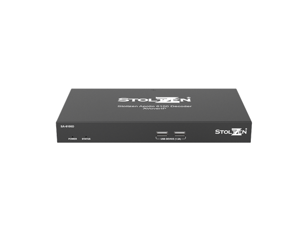 Stoltzen Apollo 6100D Decoder 4K60 4K@60 HDCP 2.2 USB-KVM PoE 1-2fps delay 