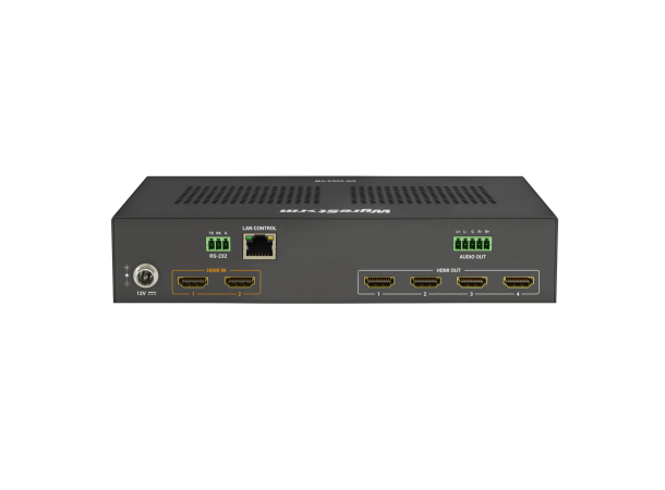 Wyrestorm SW-0204-VW VideoWall Processor 4K60Hz | 1x4, 2x2 layout | Ultra-Wide 