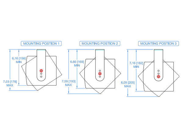 Fulcrum Acoustic UB-RX4 White Mounting brackets RX4 White 