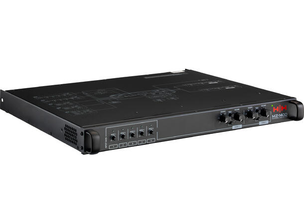 HH MZ Mixing amp MZ-140D  5 inp 2 zones 2x140W@100V / min 4 Ohm Matrix 