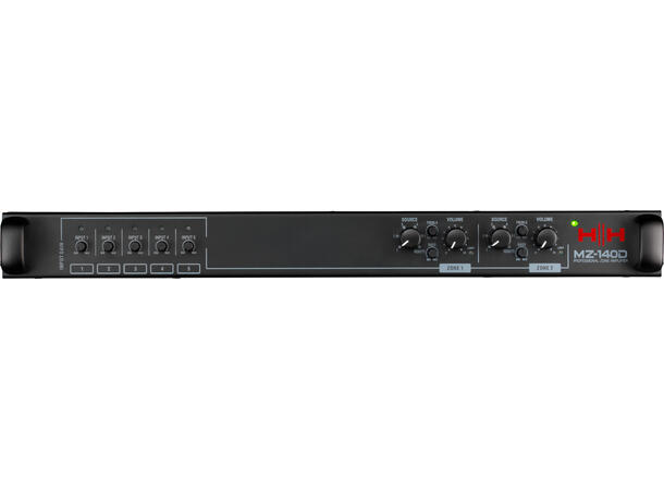 HH MZ Mixing amp MZ-140D  5 inp 2 zones 2x140W@100V / min 4 Ohm Matrix 